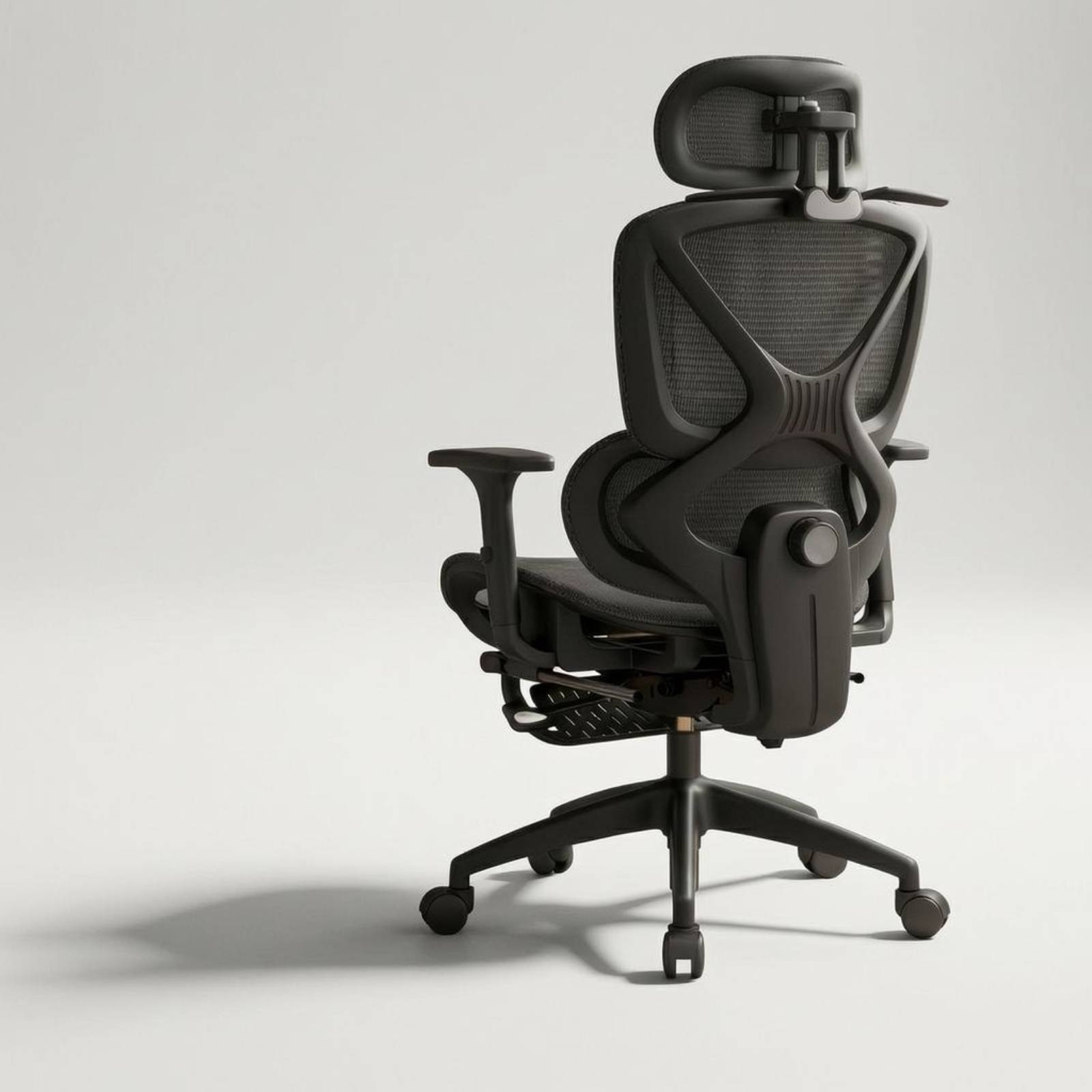 Office Furniture Commercial - 통기성 메쉬 패딩 팔걸이와 조절 가능한