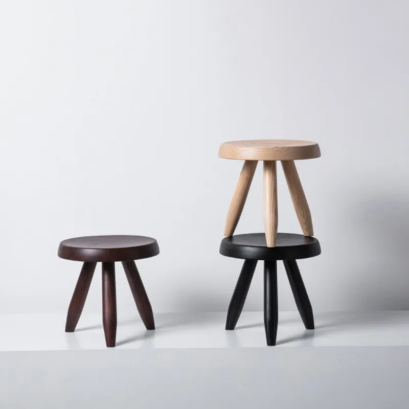 북유럽 스타일 원목 라운드 스툴 거실 가구 현관 신발  - Office Furniture At Home 리뷰 및 가격