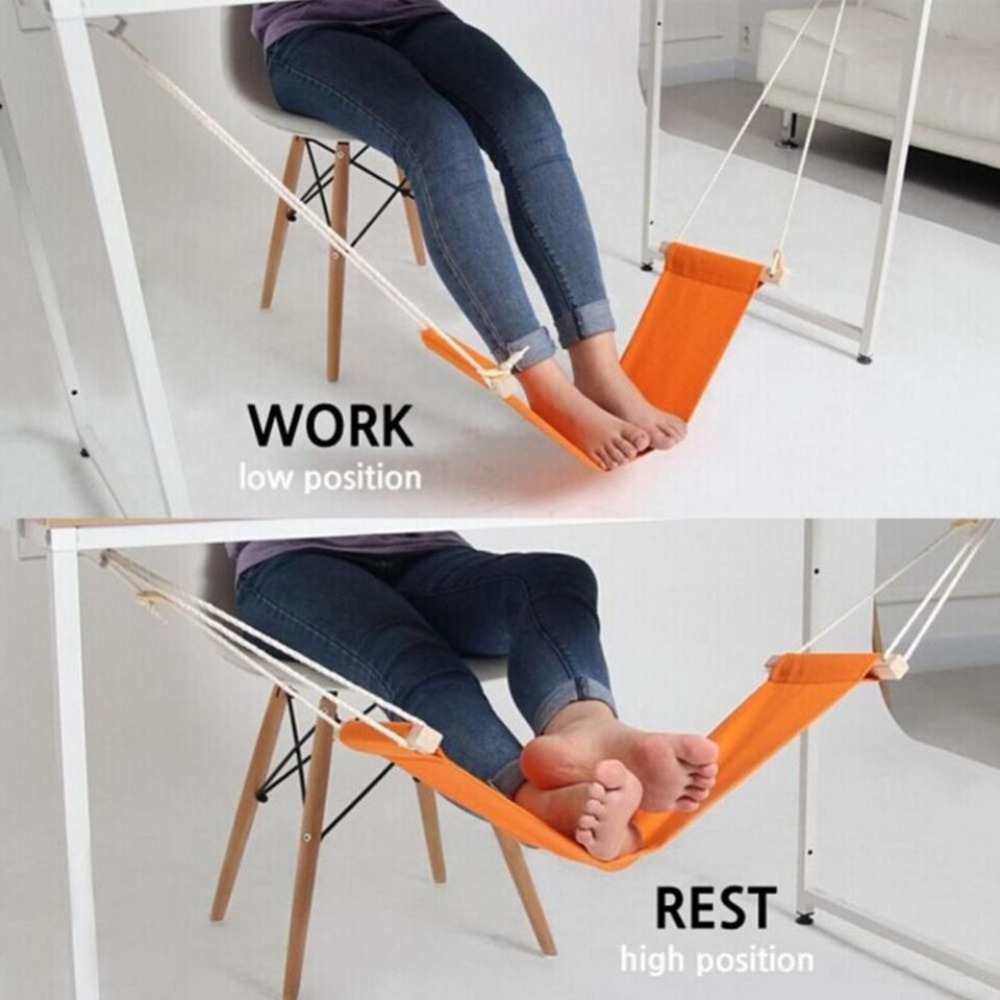 편안한 목가적인 휴식 해먹, 폴리에스터 면 천, 조정  - Under Desk Hammock 리뷰 및 가격