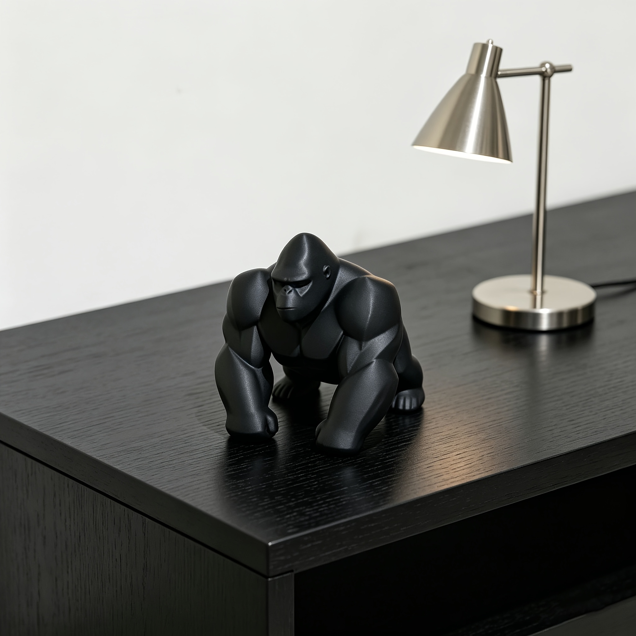 기하학적 고릴라 피규어 3D 프린팅 미니멀리스트 원숭이 - Office Furniture At Home 리뷰 및 가격