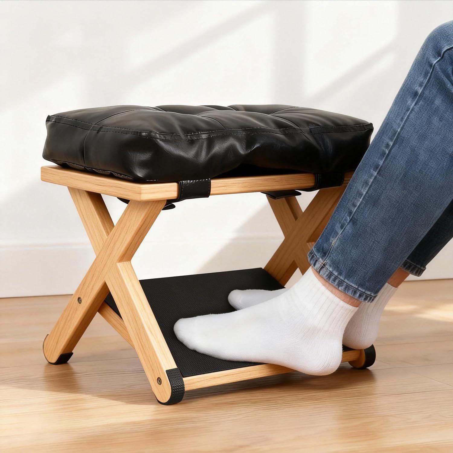 책상 아래 발 받침대 나무 이중층 미끄럼 방지 인체공학 - Office Furniture At Home 리뷰 및 가격